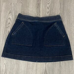 SPANX Dark Blue Mini Skirt
